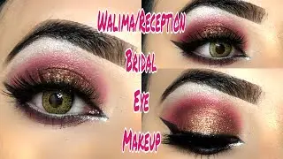 Traditional Bridal Eye Makeup Tutorial || Indian/Pakistani Bridal Makeup || Zeba Danish