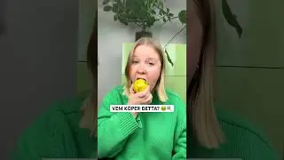 Testar godis som ingen k&ouml;per