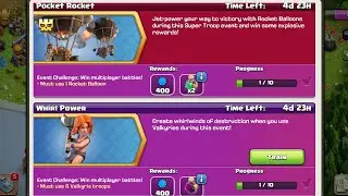 How to Complete Pocket Rocket, Whirl Power & Hog Heaven Event in Clash of Clans
