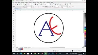 A C logo in Corel Draw. Corel Draw Tutorial. #logo #logodesign #coreldraw