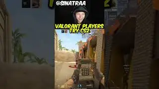 When VALORANT Players try CS2 😭💀... #valorant #cs2 #sinatraa #shorts #dapr