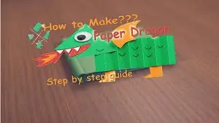 How to Make a Paper Dragon Super Easy Steps #how #paperdragon #papercraft  #educationalvideo