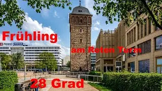 Walk durch Chemnitz rund um dem  Roten Turm  entlang.   Dji Osmo Pocket Cinematic 16:9