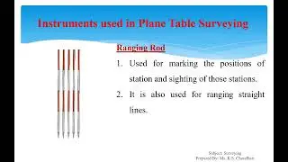 Plane Table Survey