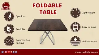 Arredo Folding Multipurpose table | Outdoor - Indoor table