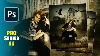 Make a Movie Poster With Texture Background In Photo Manipulation Photoshop Pro Series #1