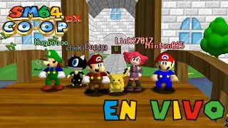 Super Mario 64 Star Road Cooperativo a por las 130 Estrellas ⭐#supermario64 #multiplayer #stream
