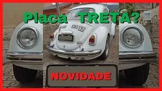 PLACA PRETA NO FUSCA 1500?  NOVIDADE NO CANAL! #vwfusca #fusca1500 #placapreta