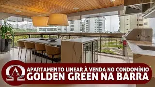 APARTAMENTO LINEAR à venda no condomínio GOLDEN GREEN na BARRA DA TIJUCA no RJ!