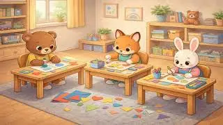 Creative Collage Chill 🎨 | Calm LoFi Beats for Kids by BrightTales LoFi Kids