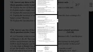 KARNATAKA BOARD CLASS 12TH ECONOMICS MODEL QUESTION PAPER-1 2024-25