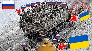 Ukrainian FPV Drones Destroy Russian Troops in Large Numbers, One by One!