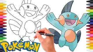 Comment Dessiner LE POK&Eacute;MON FLOBIO (Marshtomp) FACILEMENT ! #259 | G&Eacute;N&Eacute;RATION 3
