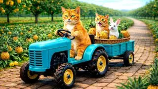 Mama Cat Falls at Construction Site Kitten Becomes a Hero & Makes Tiger Hat For Kittens At Home 🐾😺🐰