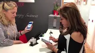 Madrid pagando con Bitcoin