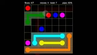 Flow Free Regular Pack 7x7 Level 22 Walkthrough