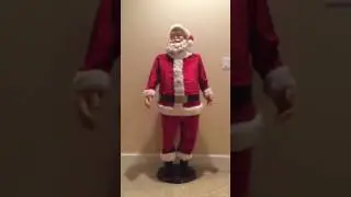 5 foot dancing Santa Claus