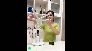 Лампа Часы Вентилятор USB Table Lamp Clock Fan Ссылка в комментариях/Product link in comments #shots