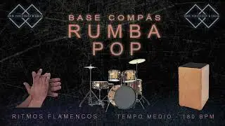 Base RUMBA POP  (cajón, palmas y batería)