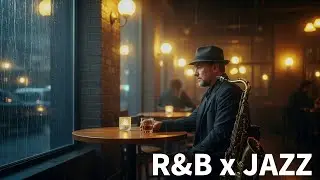 Smooth R&B Jazz ️🎺 Rainy Night, City Lights & Chill Mood
