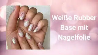 Wei&szlig;e N&auml;gel mit Blumen Muster | Mimi made it