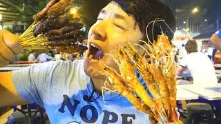 BBQ Satay Skewers & STINGRAY in Singapore
