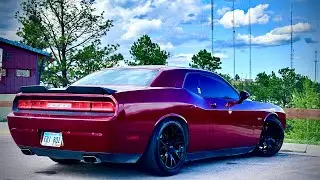 My 100th anniversary V6 Challenger lowered on 20s 