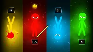 Stickman Party Gameplay | Best Multiplayer mini games for 1-4 players