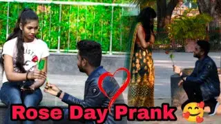 Rose Day Prank On/// Cute //Girl 's With Twist (ROSE DAY SPEIAL) prank in india// by Notty Armaan