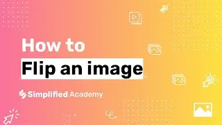 How to flip an image horizontally or vertically in Simplified Designing Tool