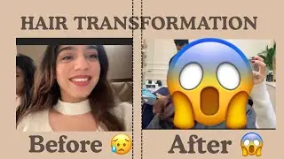 Shocking results 😱😱😱😱. || hair transformation || long to short 😱
