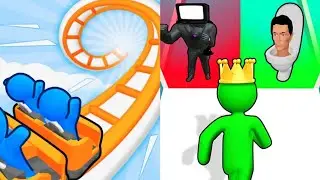 Runner Coaster VS Giant Rush Max All Levels Gameplay Android,iOS NEW UPDATE