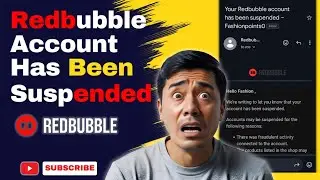 Redbubble account suspended | Redbubble account has been suspended #technicalvipin #redbubble