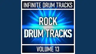 Heavy Modern Rock Drum Track 120.75 BPM Rock Drum Beat (Track ID-222)
