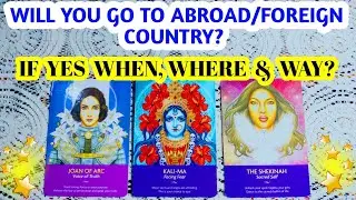 ✨YOUR DESTINY - WILL YOU GO ABROAD / FOREIGN COUNTRY? 🥳🏆TRAVEL, EDUCATION, JOB & LOVELIFE 🎖TAROT 💗🎓