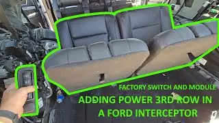 How to wire factory 3rd row seating in your Ford Police Interceptor Utility.