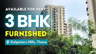 Furnished Tranquil 3 BHK For Rent In Thane | Well Ventilated | Prime Location, Amenities, Parking
