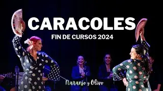 Caracoles con abanico - Naranjo y Olivo Escuela integral de arte Flamenco