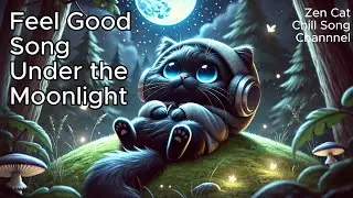 🎧 Zen Cat Under the Moonlight &ndash; 1 Hour Chill & Relax Music | Lo-fi Night Vibes 🌙🐾