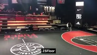 Basketball court for NIKE event & sports court tile