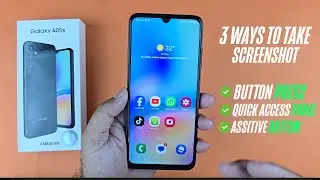 SAMSUNG GALAXY A05s: Как сделать снимок экрана (3 супер новых способа)