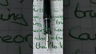 Writing Sun 15 Jan Pilot Custom Heritage 92 and Van Dieman Apple Island Green #shorts