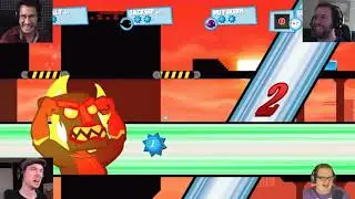 Muyskerm has a laughing fit