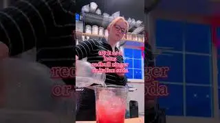 UPSIDE DOWN drink in honor of the Stranger Things finale 🫶🏻🫶🏻🫶🏻 how to order: A