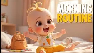 Morning Routine for Toddlers 🍼 Gentle Start with Little Baby | Calm 3D Animation for Preschoolers