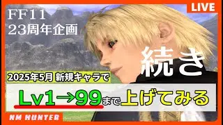 【FF11】2025年 新規キャラでLv99まで上げてみる 2
