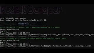 📜 Build a Reddit Scraper in Python - Step-by-Step Guide