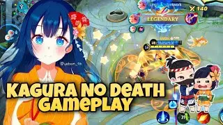 Kagura No Death Gameplay 🔥 | Kagura Legendary Build 🙀 ~ Mobile Legends