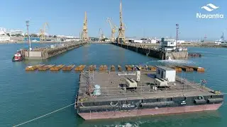 NAVANTIA Cádiz: Renovación compuerta Dique 4