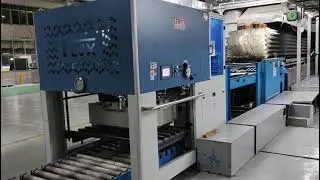Sunlink Industry Upgrading of Conventional Gas Oven Unloader to Servo Stacker